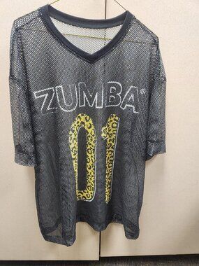 ZUMBA Sizzlin' Oversize Mesh  Top